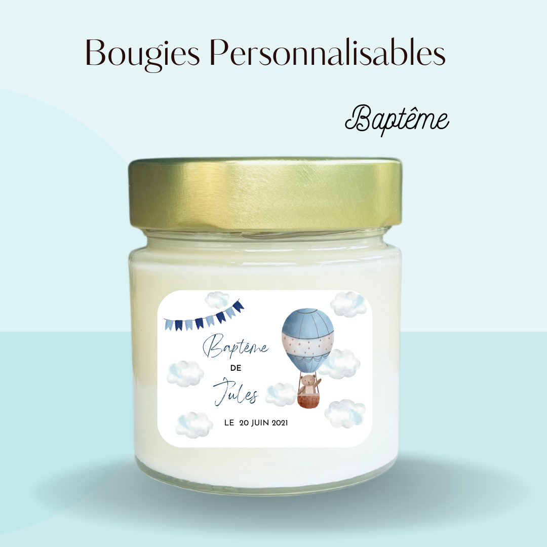 Bougies sur mesure.